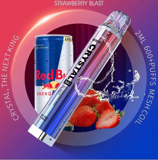 Ske Crystal Bar 600 Puff - Strawberry Blast
