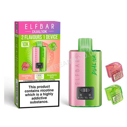 Elfbar Dual Taste 10.000 Puff - Strawberry Edition