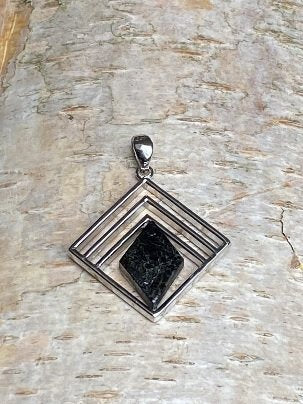 Pendant in sterling silver 925 with Nuummit